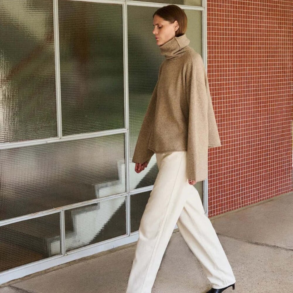 James Street Sam Double Turtle-Neck